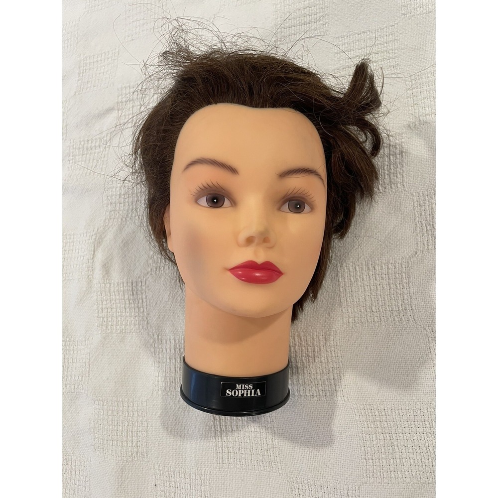 SALON CARE PROFESSIONAL‎ HUMAN HAIR MANNEQUIN MISS SOPHIA COSMETOLOGY